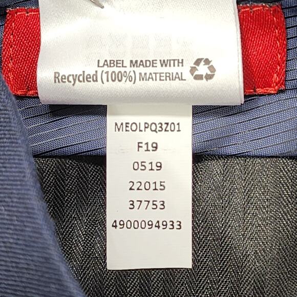 Alfani Pants Mens 32W 34L Blue Slim Fit Stretch Solid Suit Flat Front Straight - Picture 6 of 11